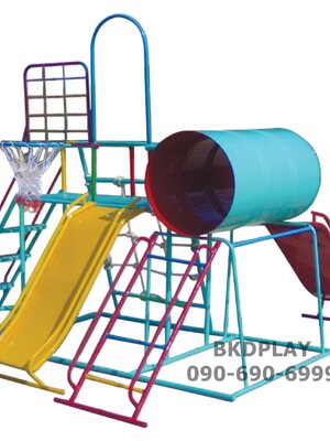 ชุดรวมเชือกถัก (อนุบาล), เครื่องเล่นสนามกลางแจ้ง , เครื่องเล่นสนามแบบเหล็ก,ชิงช้า,สไลเดอร์,โยกเยกเหล็ก, ม้าหมุน, OutdoorPlayground, ราคาโรงงาน