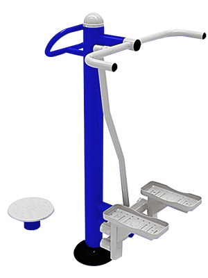 เครื่องออกกำลังกายกลางแจ้ง ชุดบริหารขา น่อง สะโพก แบบย่ำเท้า บิดเอว เครื่องออกกําลังกายกลางแจ้งเทศบาล, เครื่องออกกําลังกายสาธารณะ ,ราคาโรงงาน