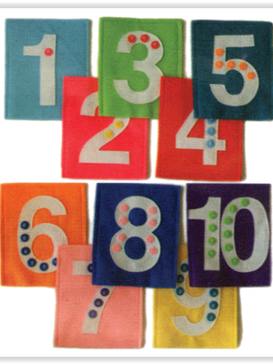 1393 หุ่นมือถุงผ้าตัวเลข ของเล่นเสริมพัฒนาการ ,ของเล่นเสริมทักษะ,ของเล่นเด็ก, สื่อการสอนอนุบาล