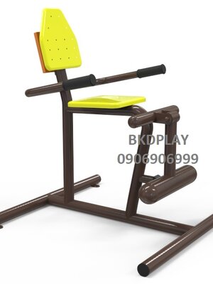 บริหารขา-แก้ปวดเข่า (แบบแกว่งขาคู่) เครื่องออกกำลังกาย, กลางแจ้ง, ลานกีฬา, อเนกประสงค์, สนามกีฬา