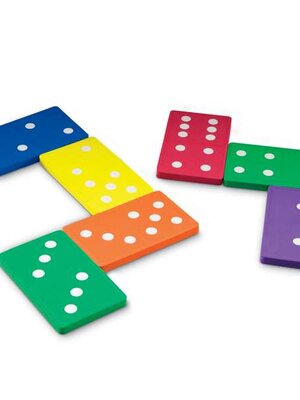 โดมินโนโฟมขนาดใหญ่ 28 ชิ้น และกระเป๋าบรรจุ ของเล่นเสริมพัฒนาการ ,ของเล่นเสริมทักษะ,ของเล่นเด็ก, สื่อการสอนอนุบาล