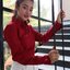 เสื้อเชิ้ตผู้หญิง แดงเลือดนก (Maroon Red) สลิมฟิต เข้ารูป แขนยาว เสื้อเชิ้ตทำงาน เสื้อยูนิฟอร์ม แบรนด์ 8SHIRT slim fit shirt พร้อมส่ง