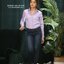 เสื้อเชิ้ตผู้หญิง สีม่วงลาเวนเดอร์ (Lavender) สลิมฟิต เข้ารูป แขนยาว เสื้อเชิ้ตทำงาน เสื้อยูนิฟอร์ม แบรนด์ 8SHIRT slim fit shirt พร้อมส่ง
