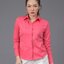 เสื้อเชิ้ตผู้หญิง ชมพูสด (HOT PINK) สลิมฟิต เข้ารูป แขนยาว เสื้อเชิ้ตทำงาน เสื้อยูนิฟอร์ม แบรนด์ 8SHIRT slim fit shirt พร้อมส่ง