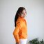 เสื้อเชิ้ตผู้หญิง สีส้มสด (Orange Summer) สลิมฟิต เข้ารูป แขนยาว เสื้อเชิ้ตทำงาน เสื้อยูนิฟอร์ม แบรนด์ 8SHIRT slim fit shirt พร้อมส่ง