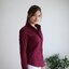 เสื้อเชิ้ตผู้หญิง สีแดงไวน์ (Red Wine) สลิมฟิต เข้ารูป แขนยาว เสื้อเชิ้ตทำงาน เสื้อยูนิฟอร์ม แบรนด์ 8SHIRT slim fit shirt พร้อมส่ง