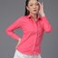 เสื้อเชิ้ตผู้หญิง ชมพูสด (HOT PINK) สลิมฟิต เข้ารูป แขนยาว เสื้อเชิ้ตทำงาน เสื้อยูนิฟอร์ม แบรนด์ 8SHIRT slim fit shirt พร้อมส่ง