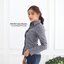 เสื้อเชิ้ตผู้หญิงสีเทาเข้ม สลิมฟิต เข้ารูป แขนยาว เสื้อเชิ้ตทำงาน เสื้อยูนิฟอร์ม แบรนด์ 8SHIRT slim fit shirt พร้อมส่ง