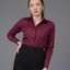 เสื้อเชิ้ตผู้หญิง สีแดงไวน์ (Red Wine) สลิมฟิต เข้ารูป แขนยาว เสื้อเชิ้ตทำงาน เสื้อยูนิฟอร์ม แบรนด์ 8SHIRT slim fit shirt พร้อมส่ง