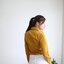เสื้อเชิ้ตผู้หญิง สีเหลืองมัสตาร์ด (Mustard yellow) สลิมฟิต เข้ารูป แขนยาว เสื้อเชิ้ตทำงาน เสื้อยูนิฟอร์ม แบรนด์ 8SHIRT slim fit shirt พร้อมส่ง