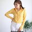 เสื้อเชิ้ตผู้หญิง สีเหลือง (Yellow) สลิมฟิต เข้ารูป แขนยาว เสื้อเชิ้ตทำงาน เสื้อยูนิฟอร์ม แบรนด์ 8SHIRT slim fit shirt พร้อมส่ง