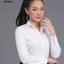 เสื้อเชิ้ตผู้หญิงสีขาว ออฟไวท์ สลิมฟิต เข้ารูป แขนยาว เสื้อเชิ้ตทำงาน เสื้อยูนิฟอร์ม แบรนด์ 8SHIRT slim fit shirt พร้อมส่ง