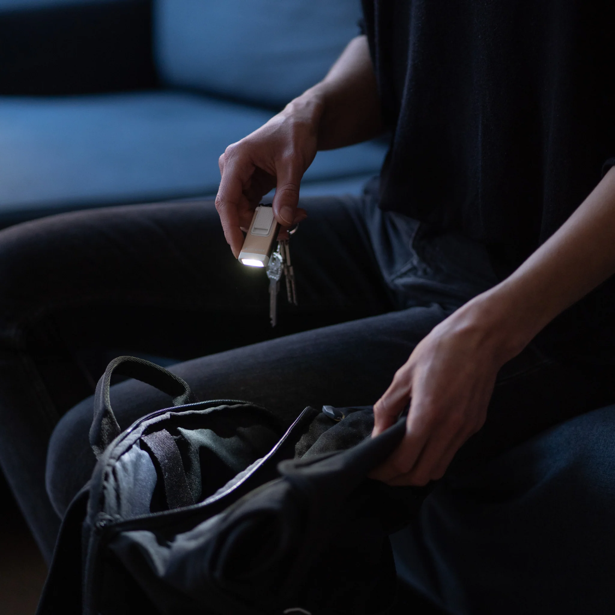 K4R Keychain Light Gray