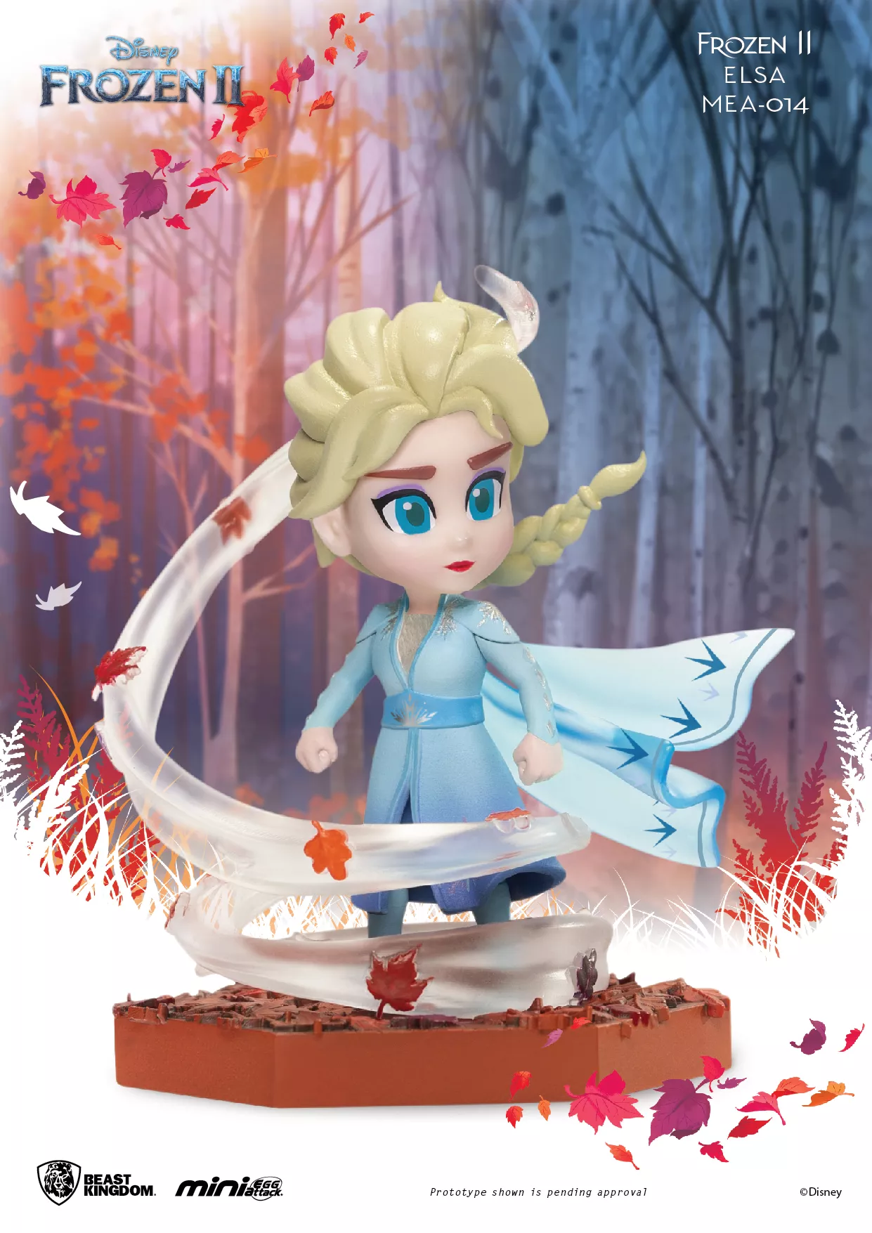 Elsa ของแท้ JP - Mini Egg Attack Series Beast Kingdom [โมเดล Disney]