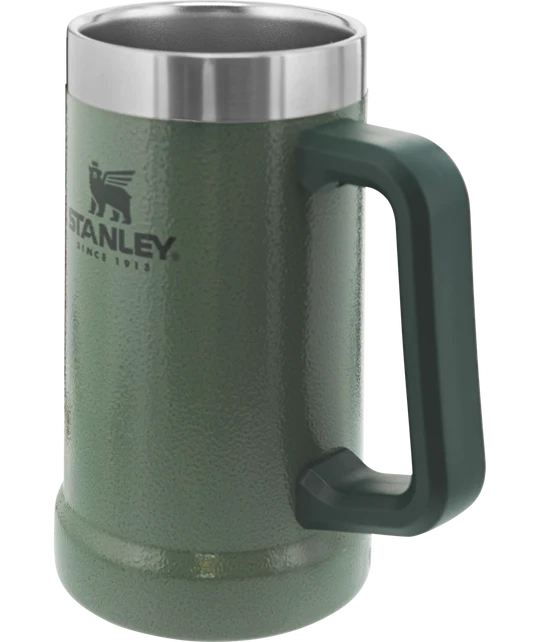 Adventure Big Grip Beer Stein 24Oz Hammertone Green