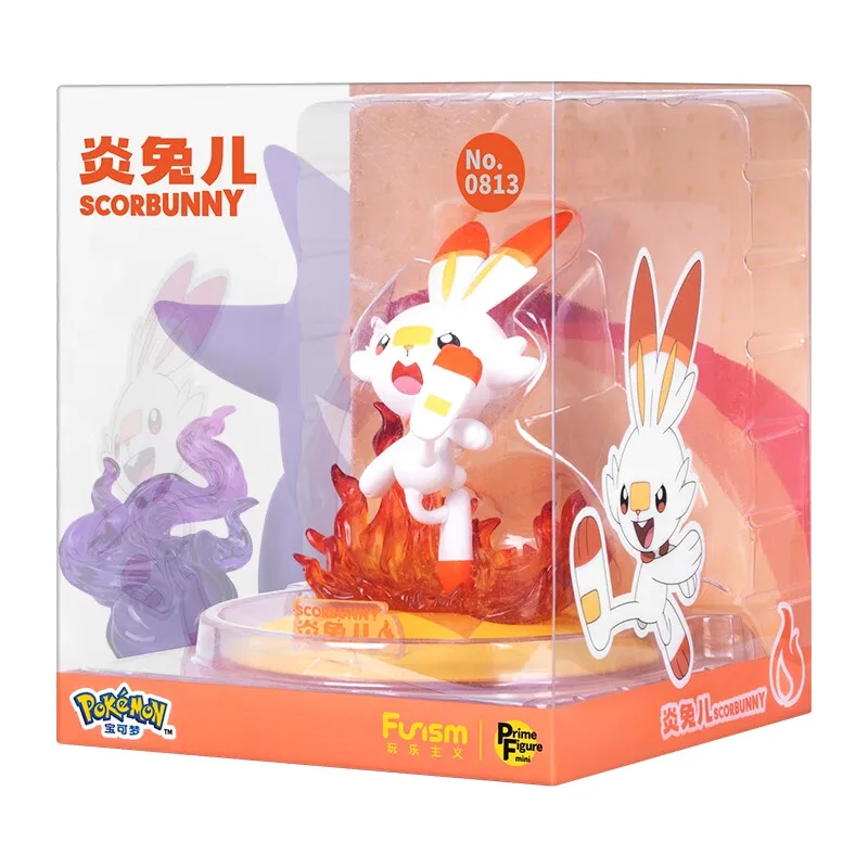 Scorbunny ของแท้ - Prime Figure Mini Funism [โมเดลโปเกมอน]