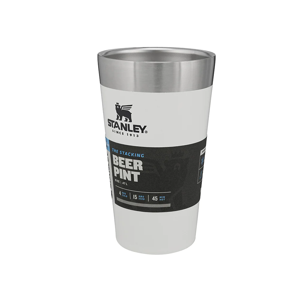 Adventure Vaccum Pint 16Oz Polar White