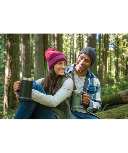 Adventure Big Grip Beer Stein 24Oz Hammertone Green