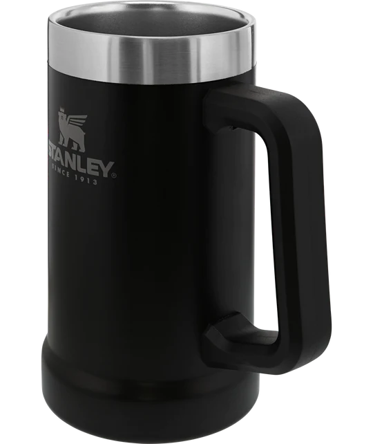 Adventure Big Grip Beer Stein 24Oz Matte Black