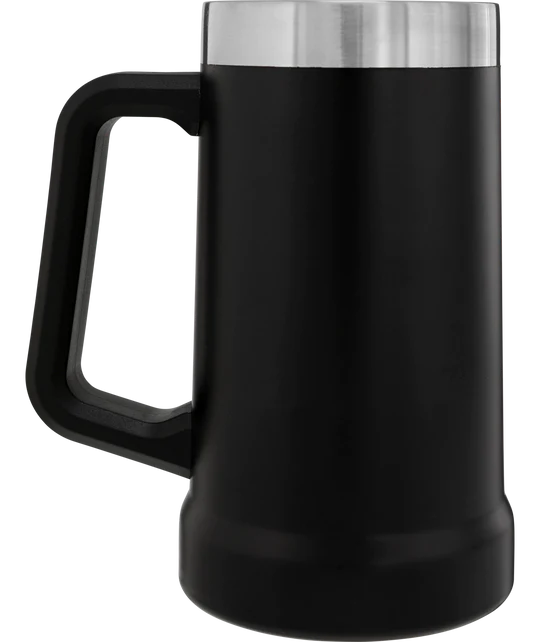 Adventure Big Grip Beer Stein 24Oz Matte Black