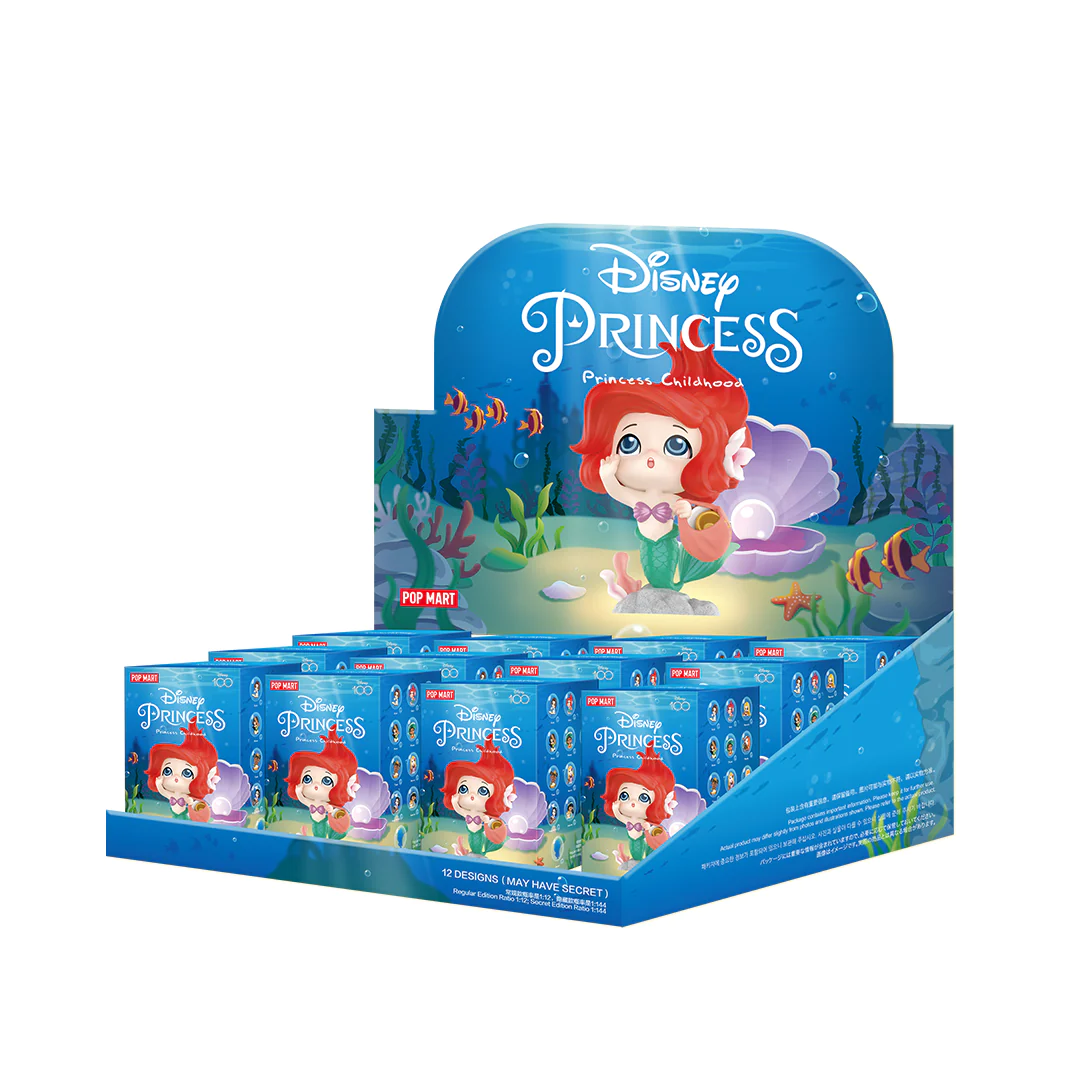 Disney 100th Anniversary Princess Childhood Series - 100% - ของแท้ - Pop Mart [โมเดล Disney] (สินค้าพร้อมส่ง)